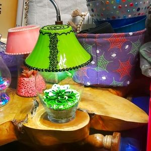 Home made mushroom lamps